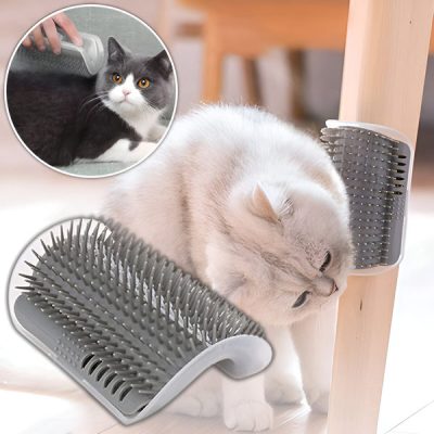 Perie cu fixare pe perete pentru pisici (2 bucăți) | PURRCORNER